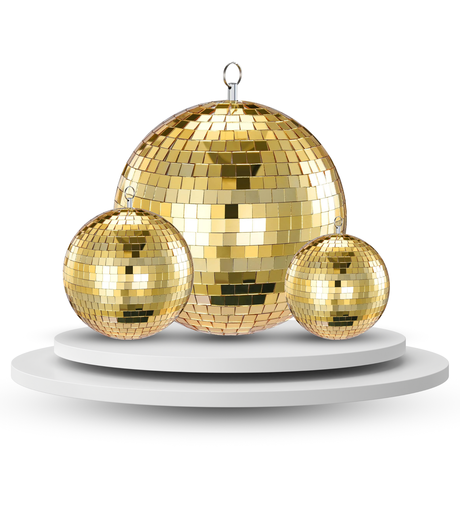 Disko Topu Gold 3cm 5cm 10cm - 10 Adet